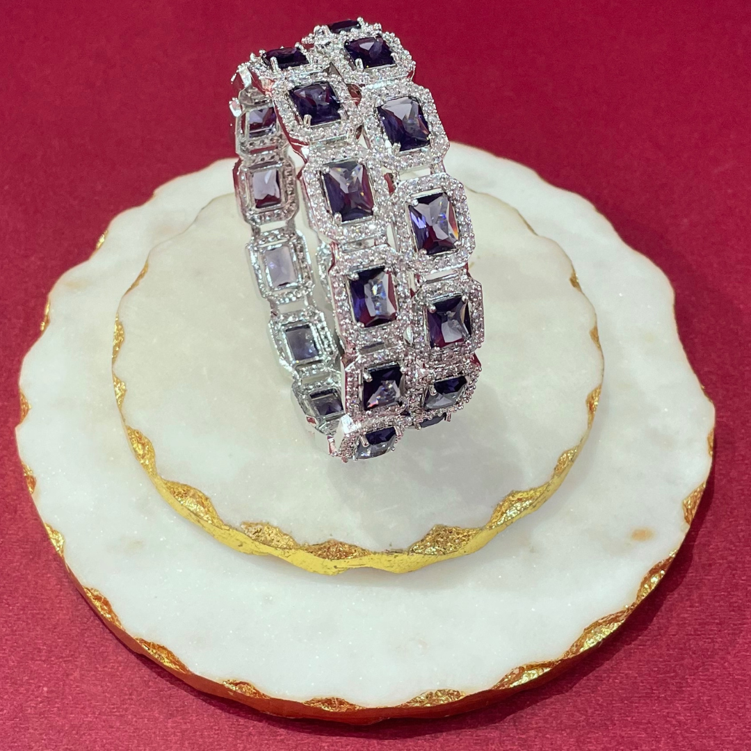 HEER BLUE 2/8 BANGLES