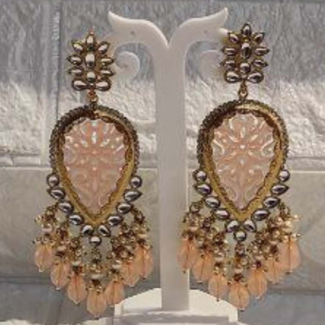 NIRALI PEACH EARRINGS