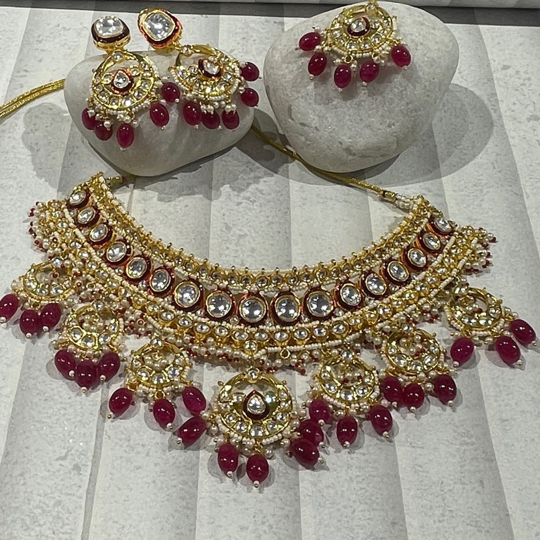 ROOPMATI-RED NECKLACE