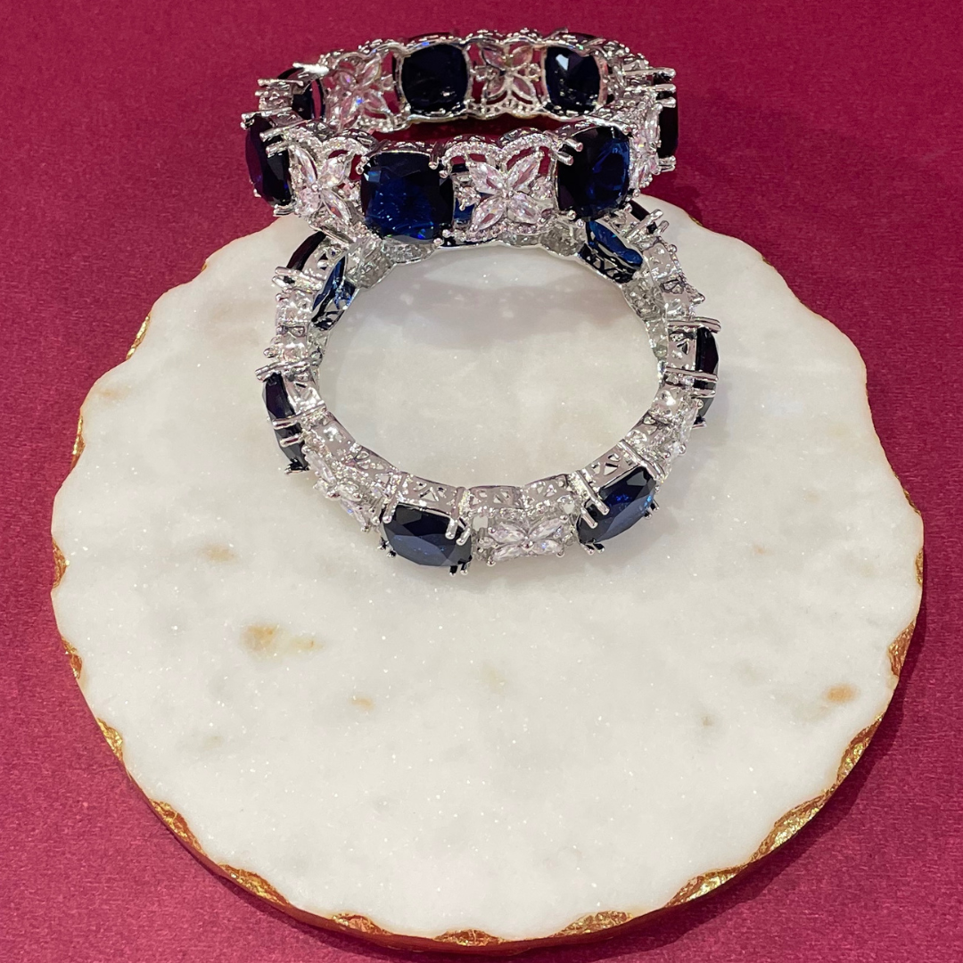 NAKSHTRA BLUE 2/4 BANGLES