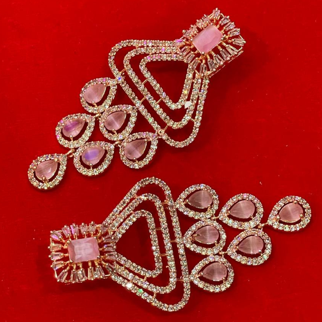 ALEXANDRA PINK EARRING
