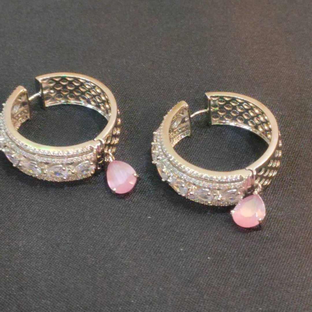 AMELIA PINK AD EARRING