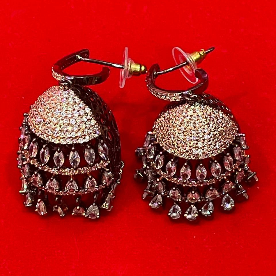 ANABELL WHITE JHUMKA