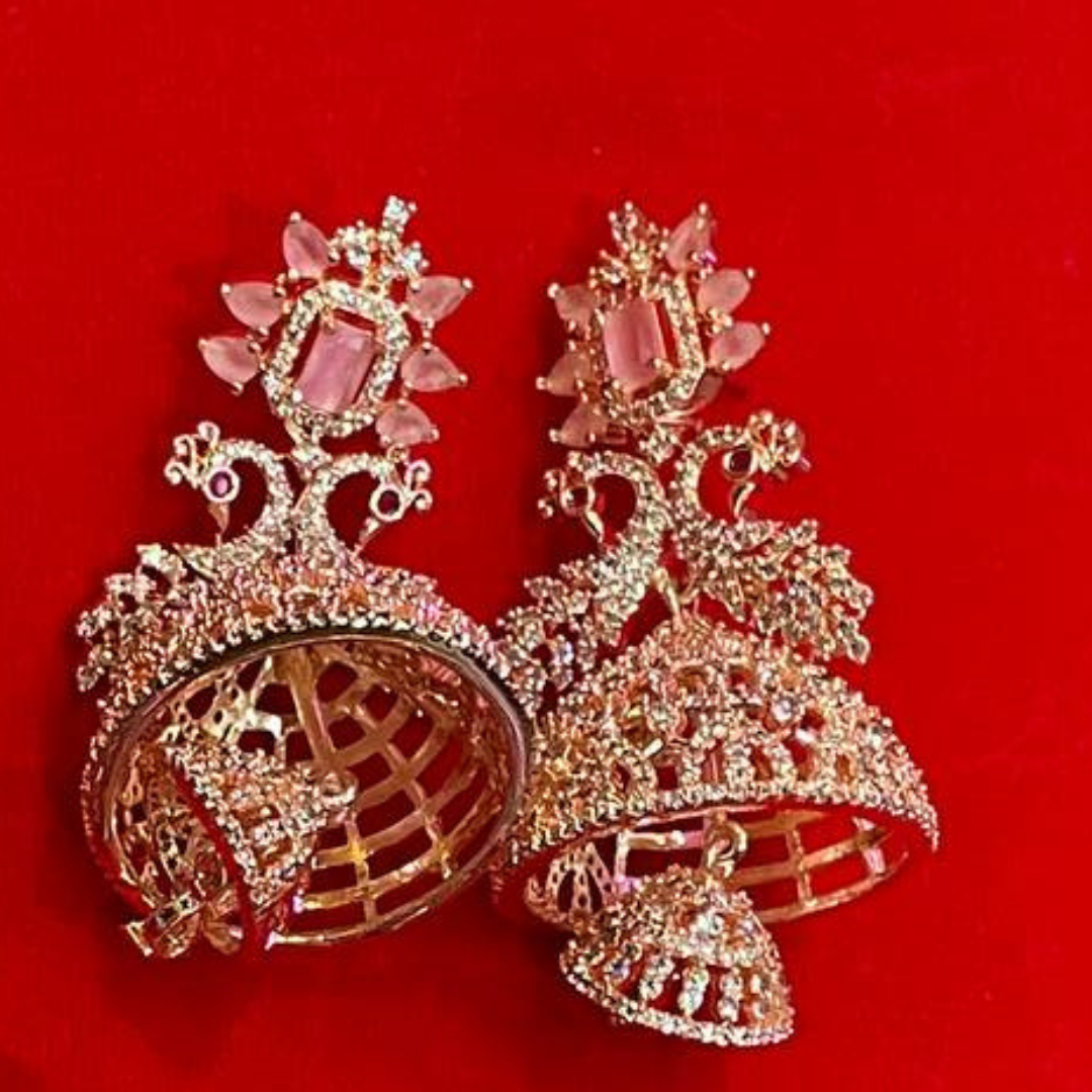CATHERINE RG-PINK JHUMKA