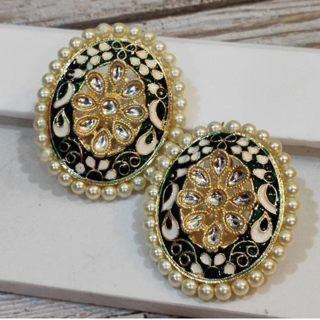 CHOTA BHIM GREY STUD-EARRING