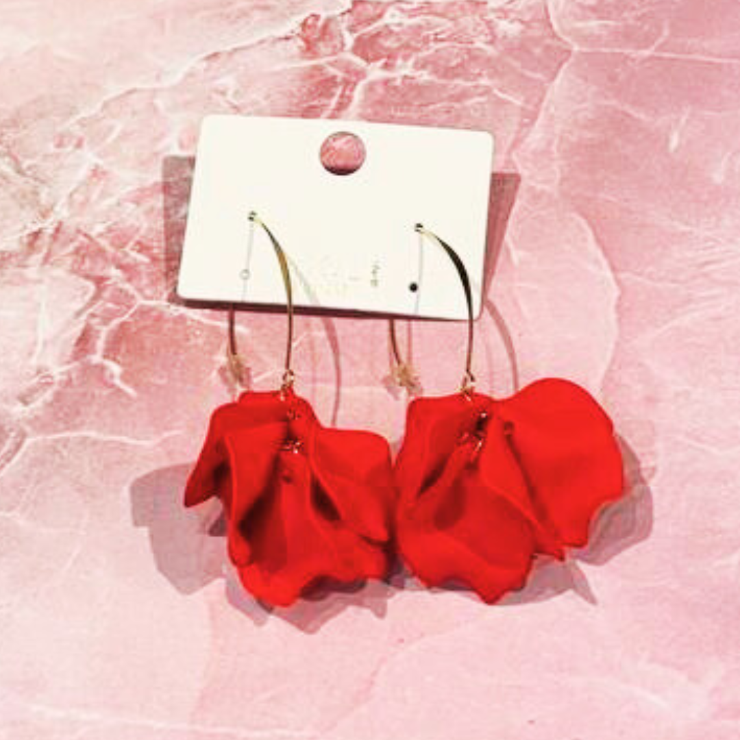 RED KKOCH EARRINGS