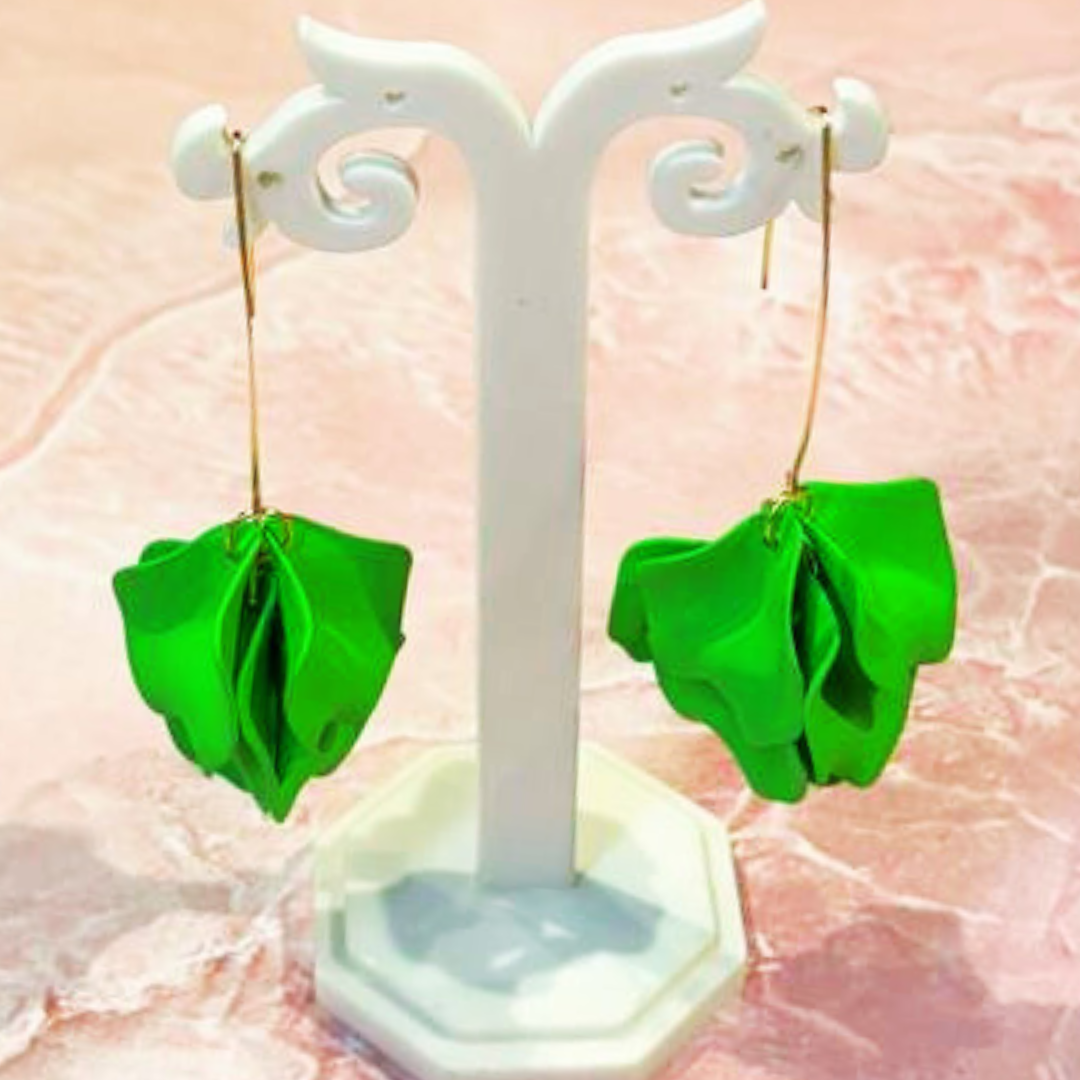 GREEN KKOCH EARRINGS