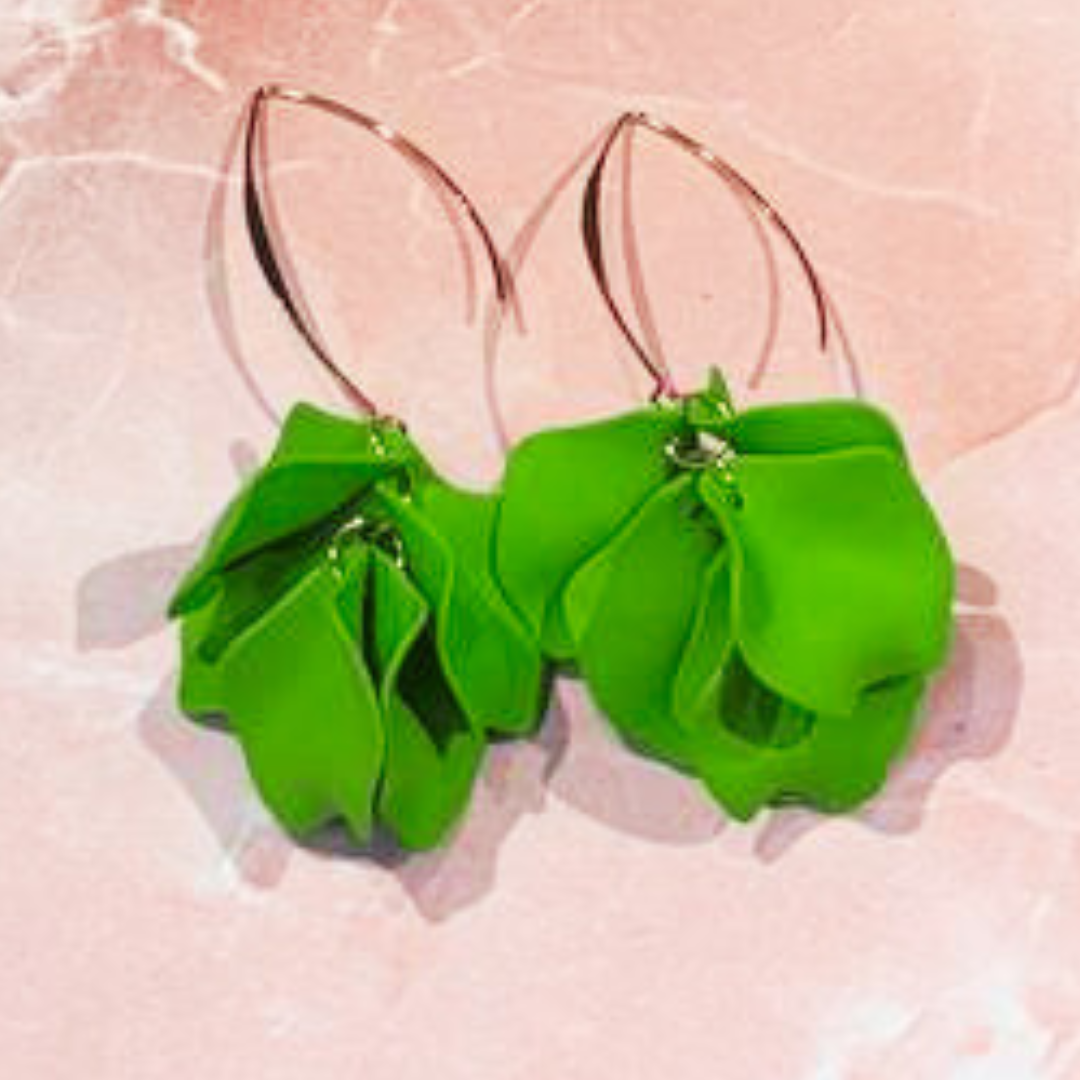 GREEN KKOCH EARRINGS