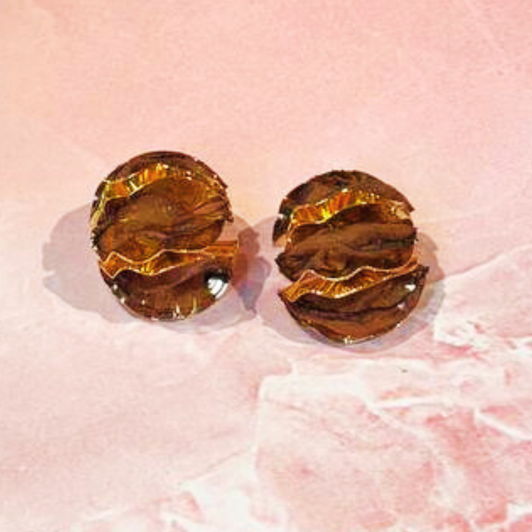 BROWN MI EARRINGS