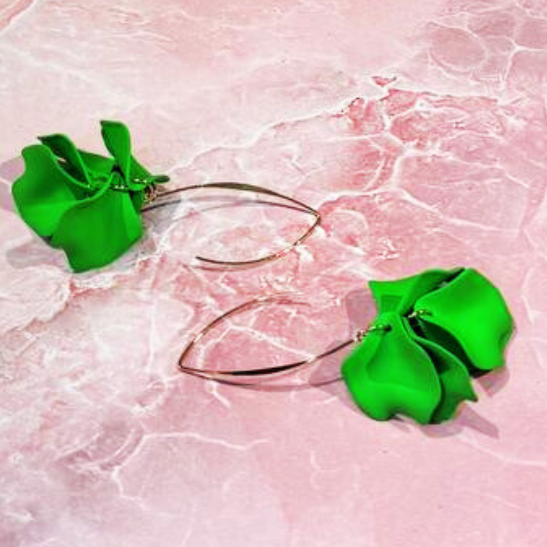 GREEN KKOCH EARRINGS