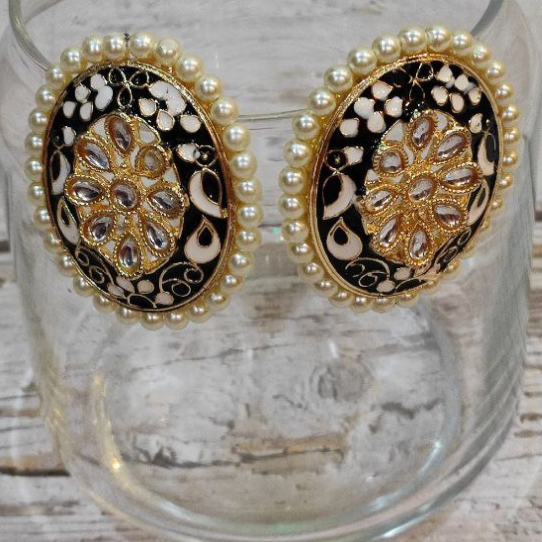 CHOTA BHIM BLACK STUD-EARRING