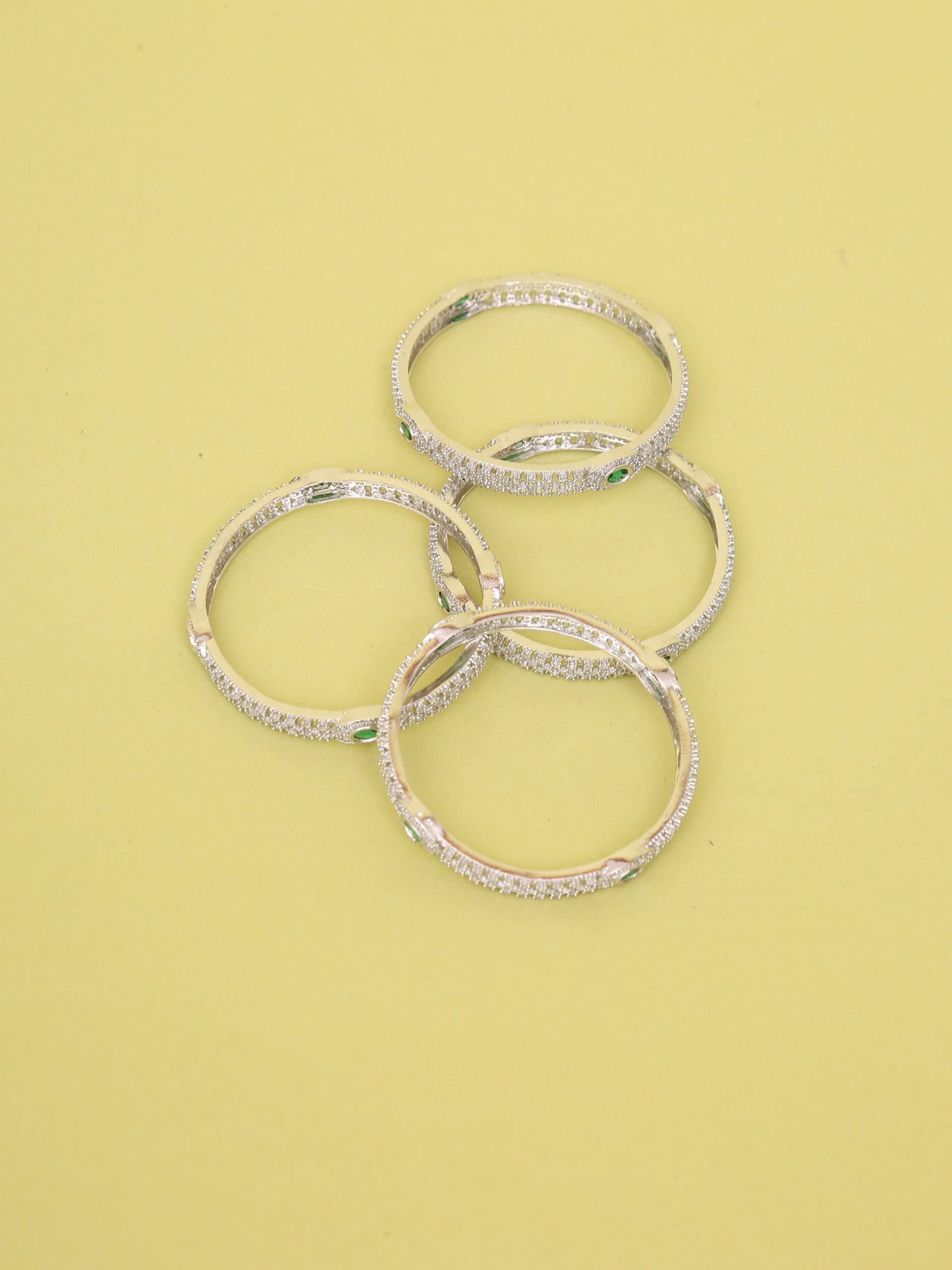 Emerald maharani bangles