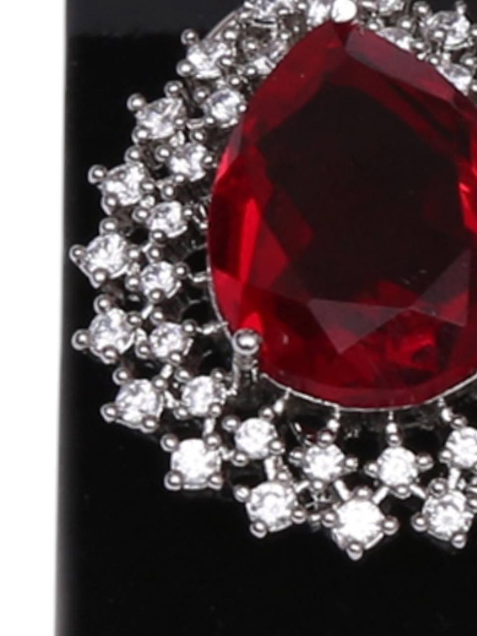 Red Terra stud earrings