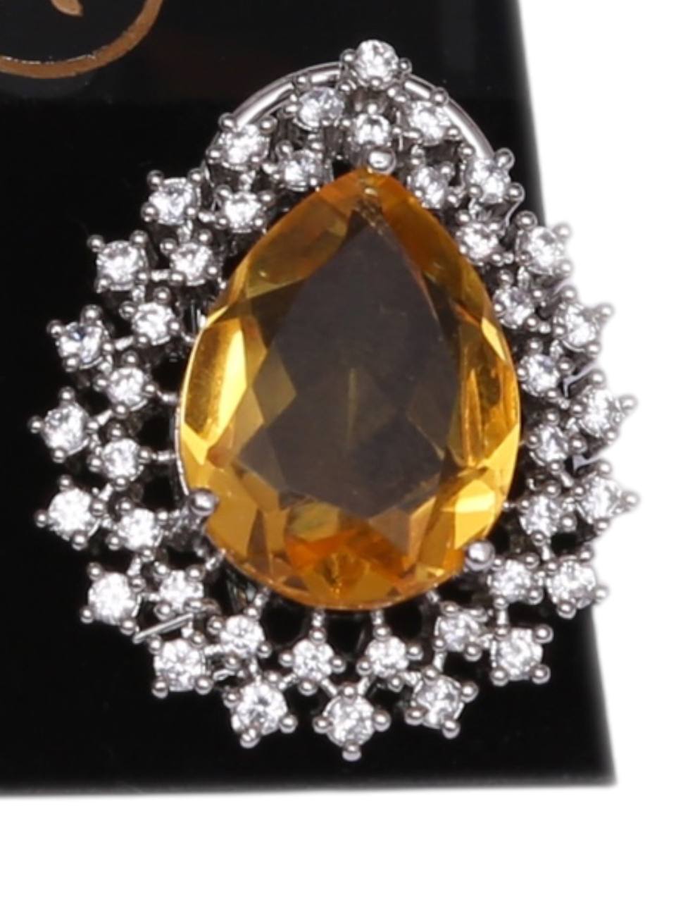 Golden yellow Terra stud earrings
