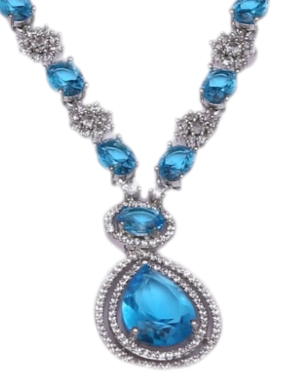 HOORA AQUA JEWELLERY SET