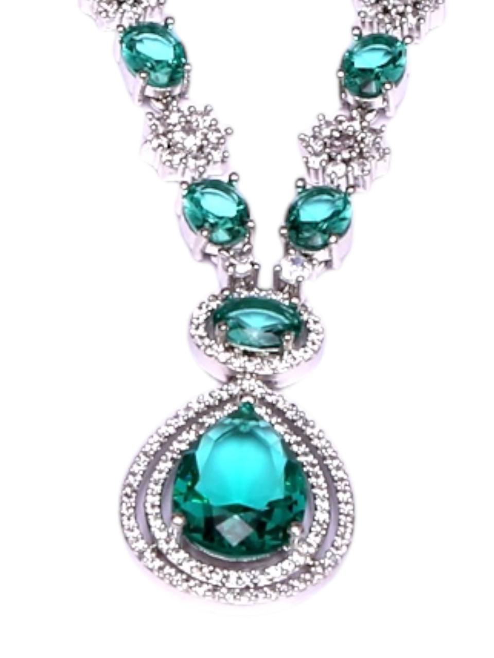 HOORA GREEN JEWELLERY SET