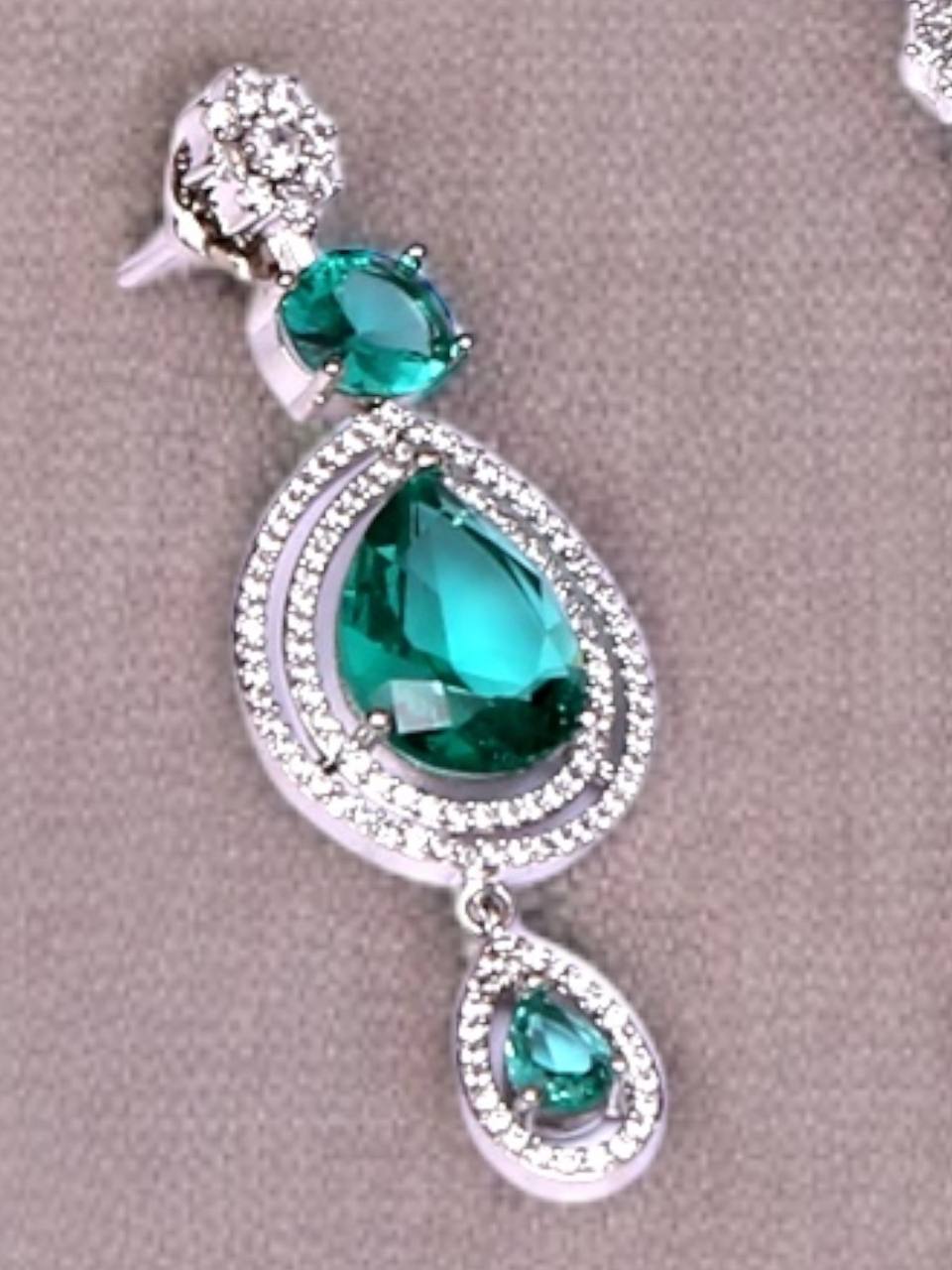 HOORA GREEN JEWELLERY SET