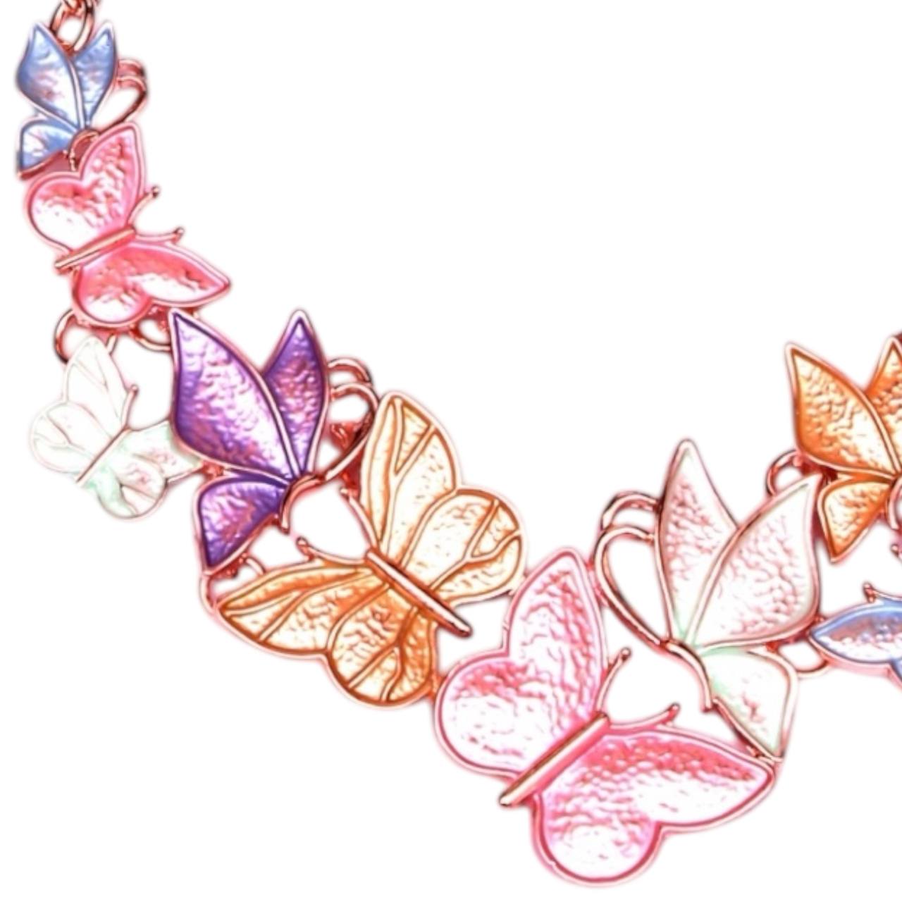 Big Butterfly chain necklace