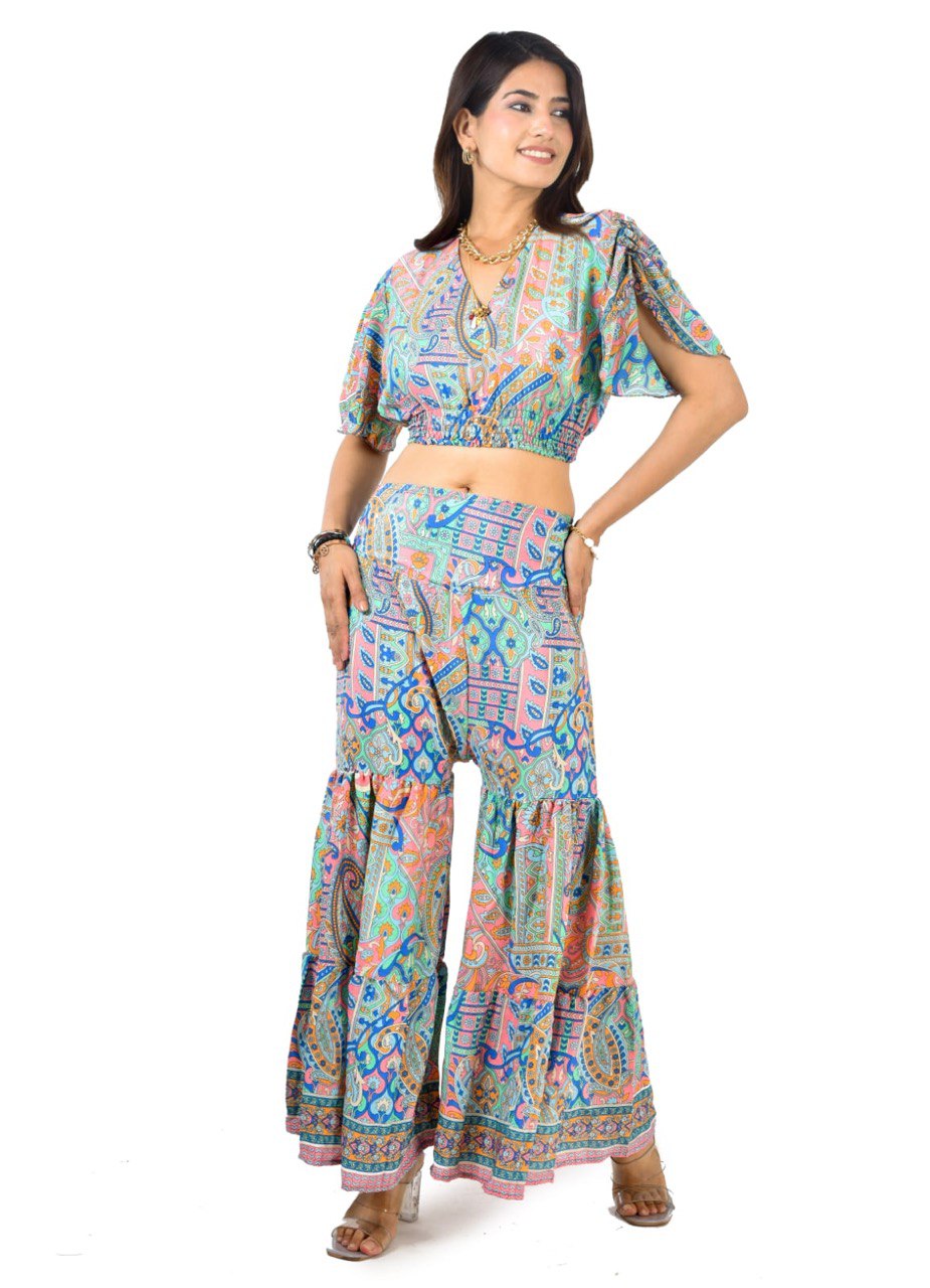KYLIE PISTA SHARARA CO-ORD SET