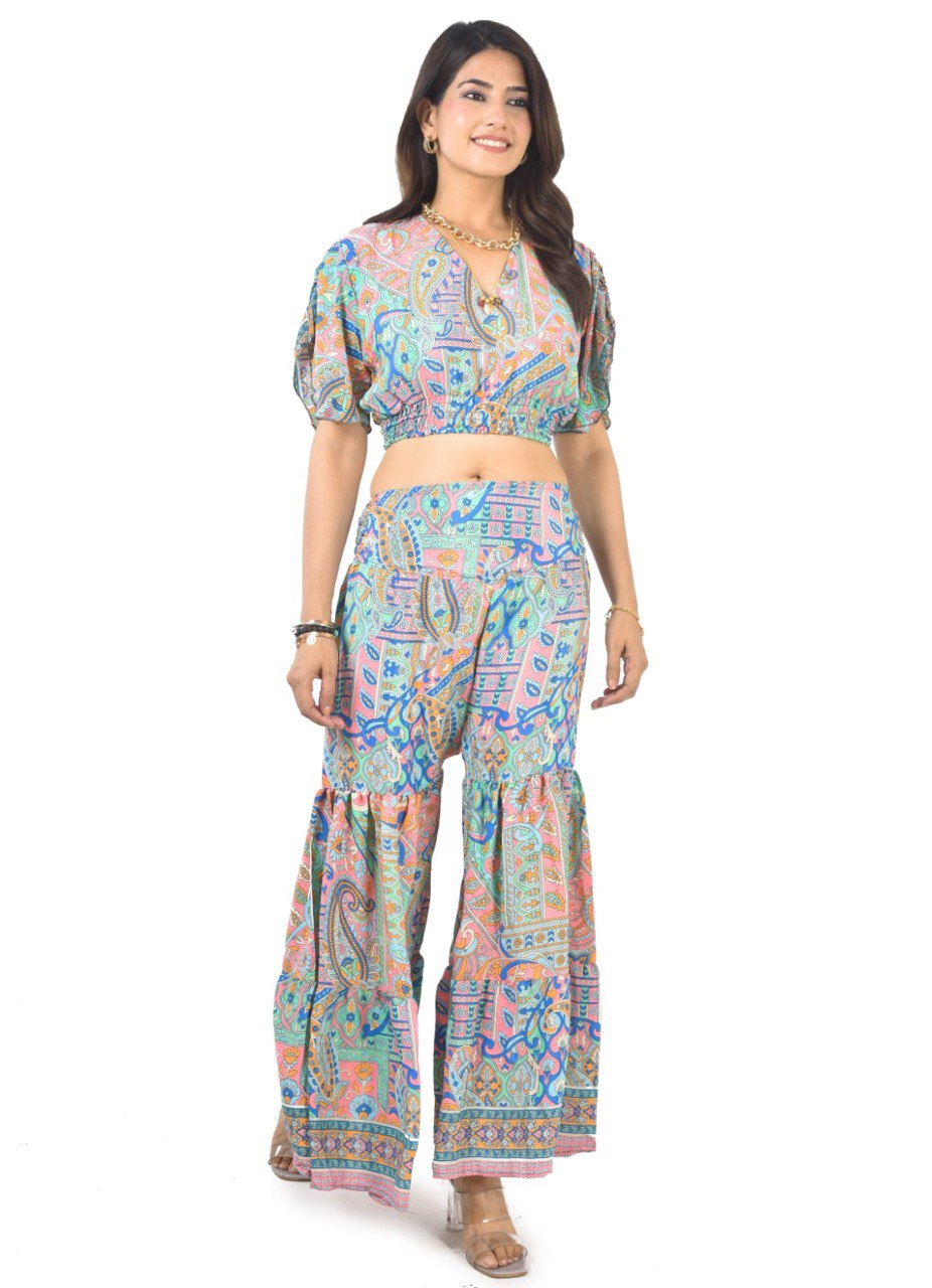 KYLIE PISTA SHARARA CO-ORD SET
