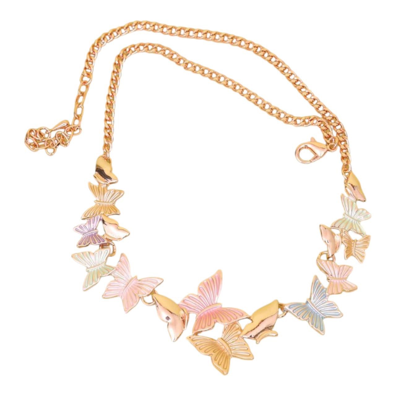 Small Butterfly chain necklace