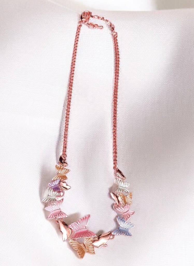 Small Butterfly chain necklace