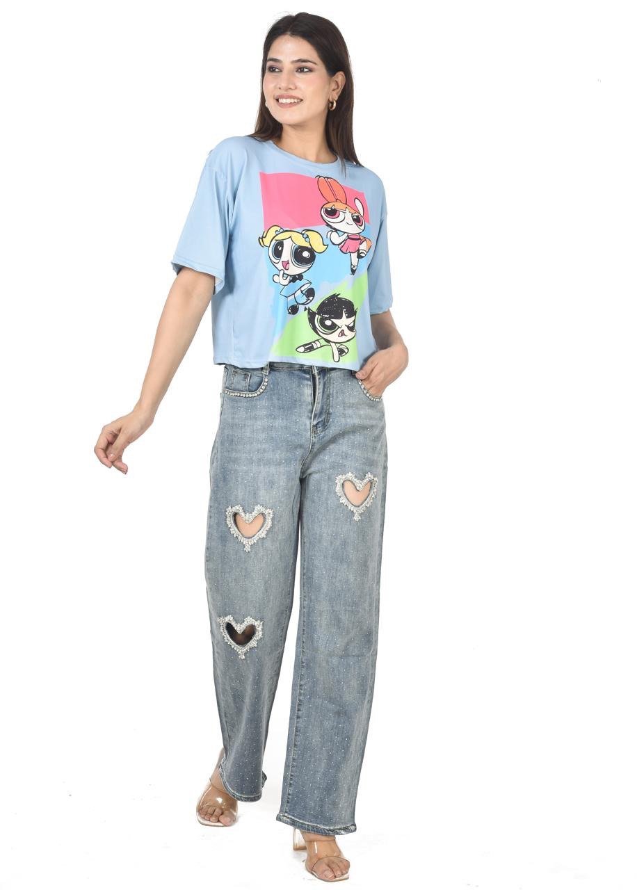 MARY POWER GIRL CROP TOP