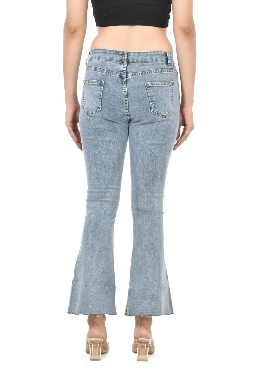 Hana pearl-work jeans