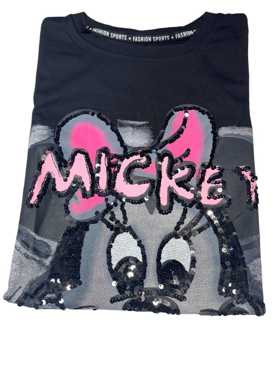 Black micky T-SHIRT