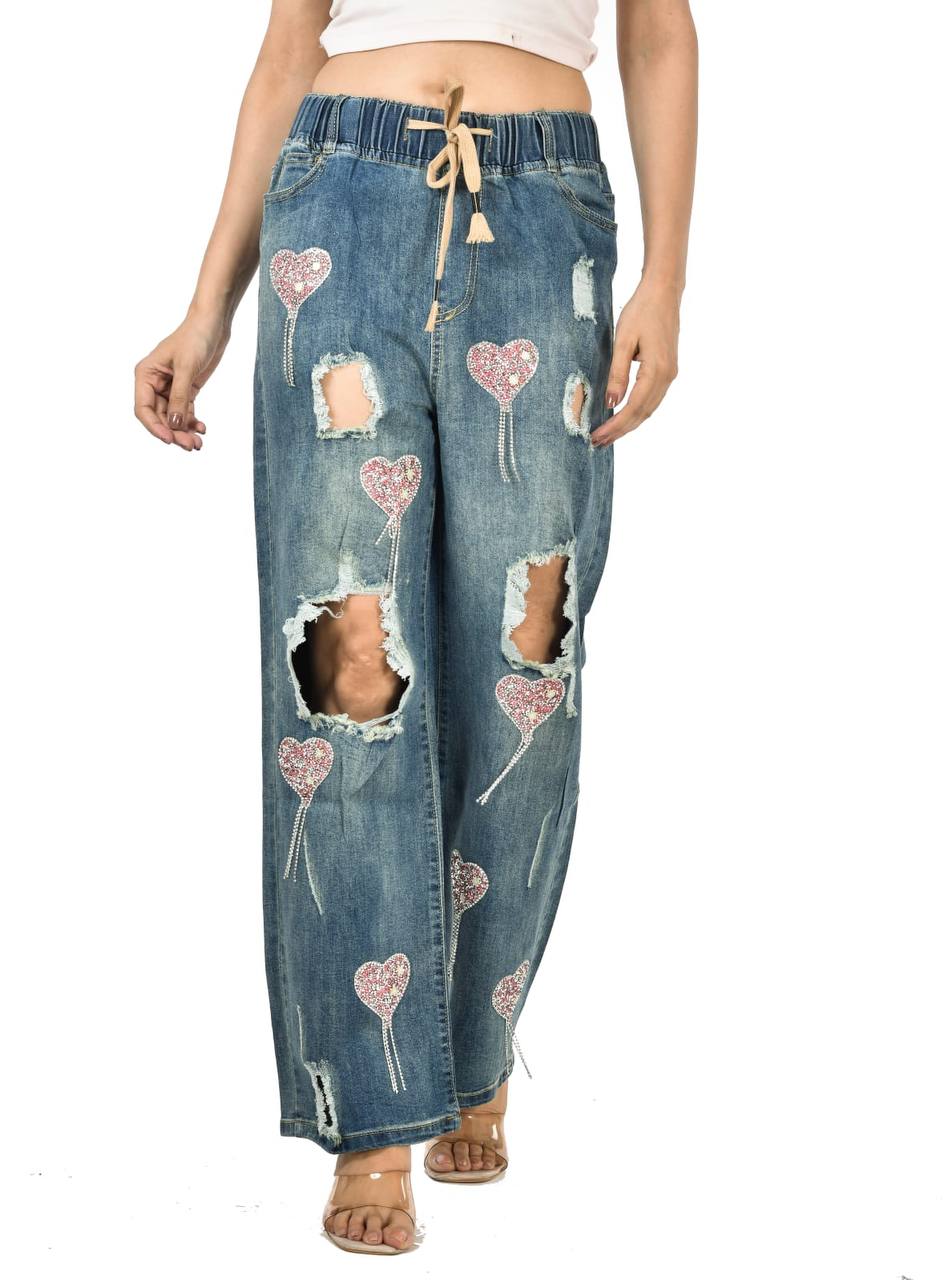 Sequence work dil jeans jagging