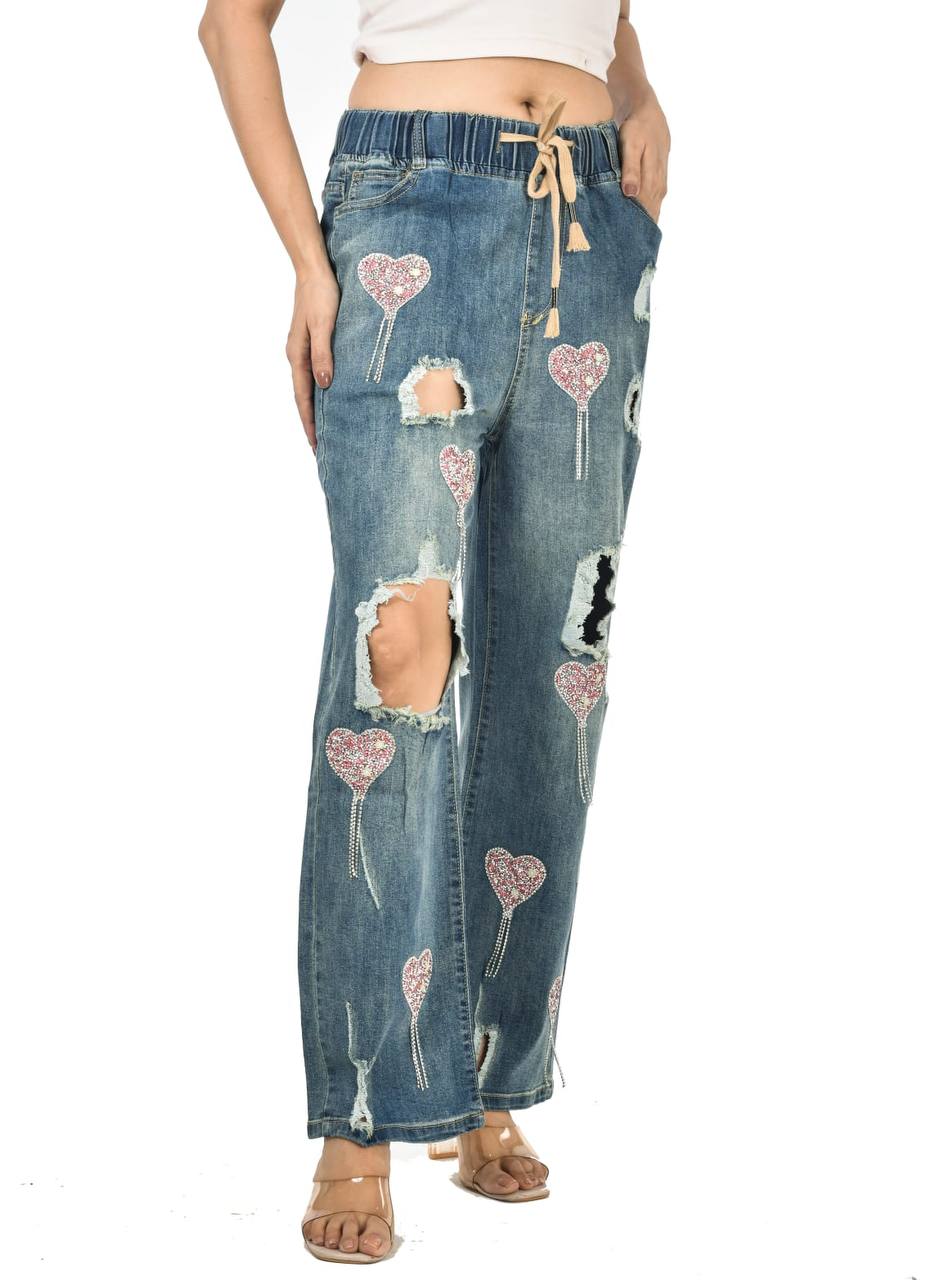 Sequence work dil jeans jagging