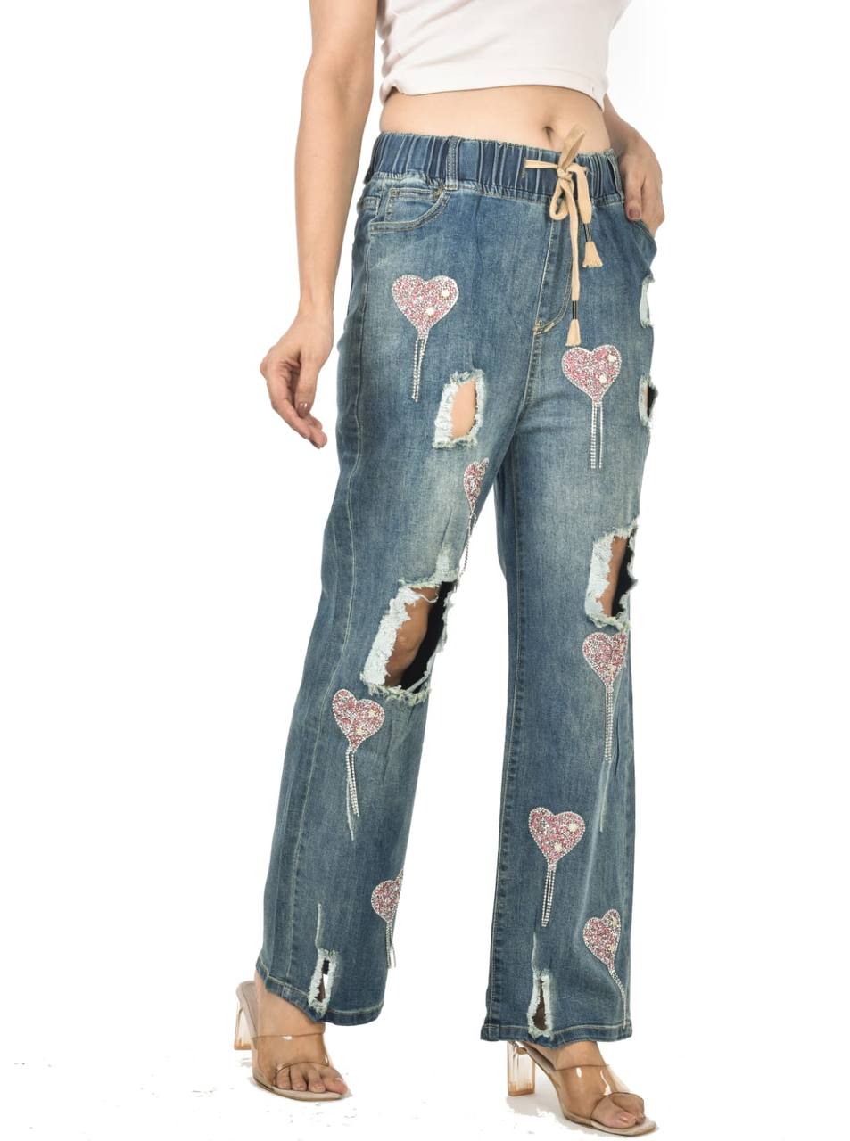 Sequence work dil jeans jagging