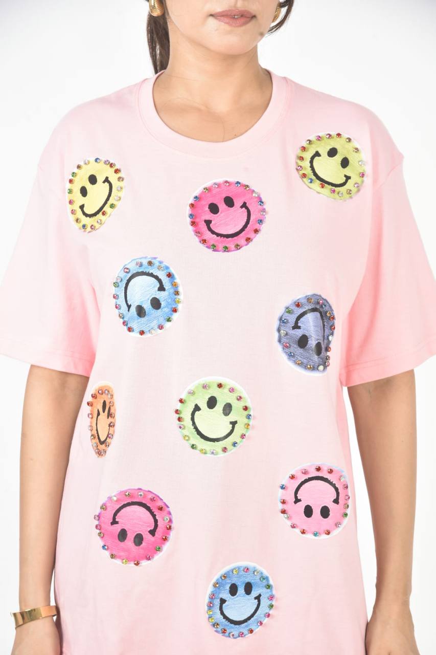 Smily peach T-Shirt