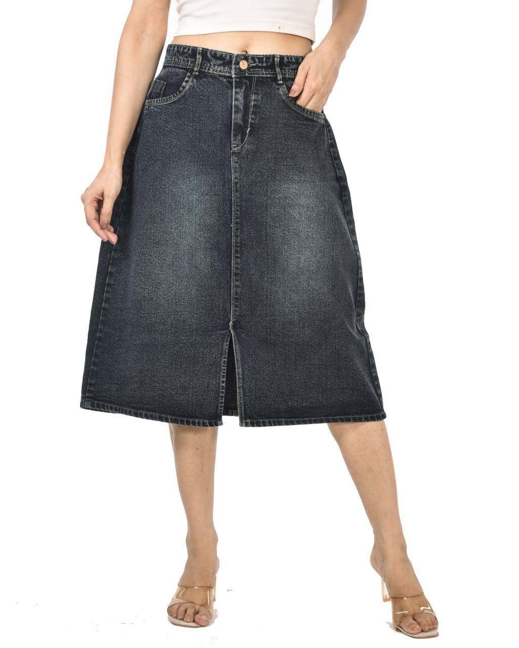 EVA black skirt