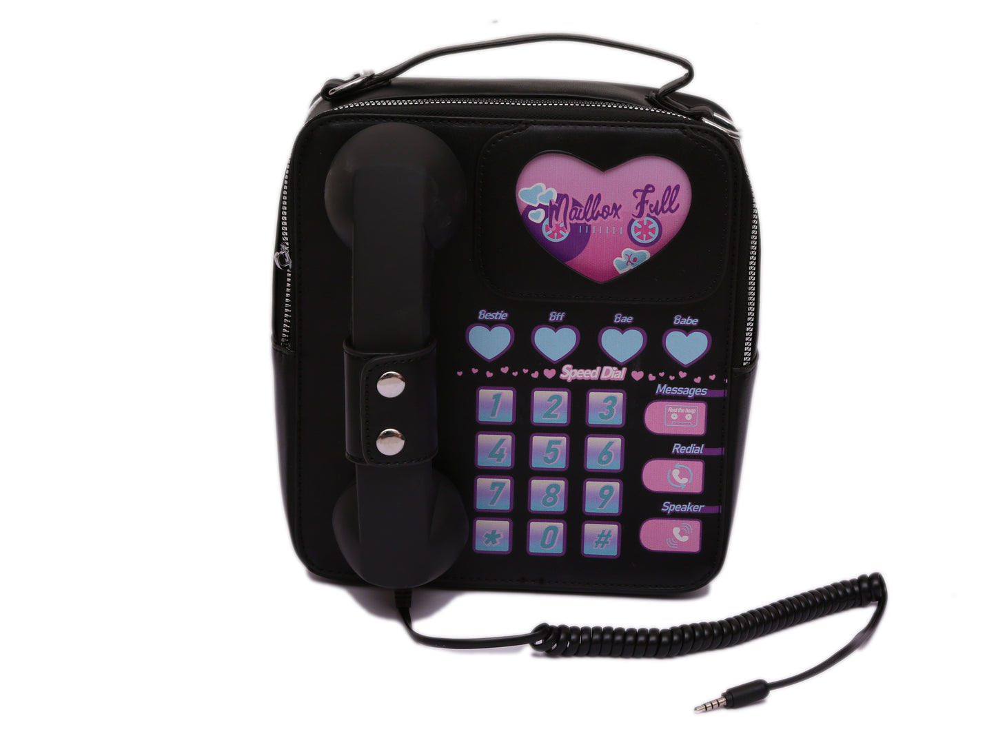 Black DIL KA TELIPHOON BAG