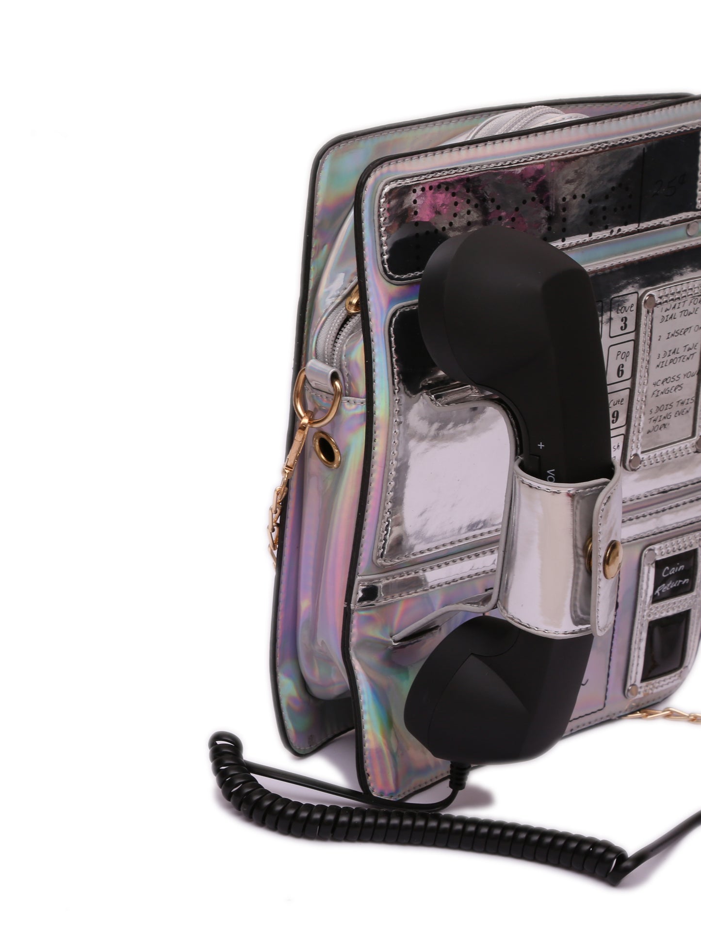 SILVER TRIN TRIN TELIPHOON BAG