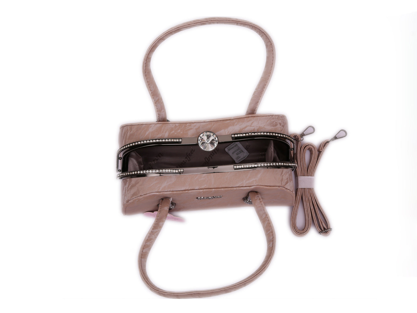 Shaila terracotta hand bag