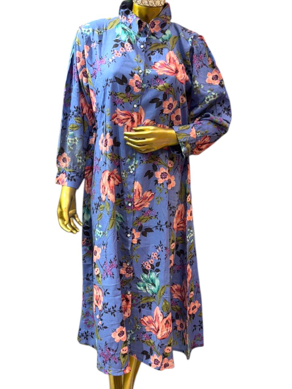 Roohaani shirt pattern middie dress