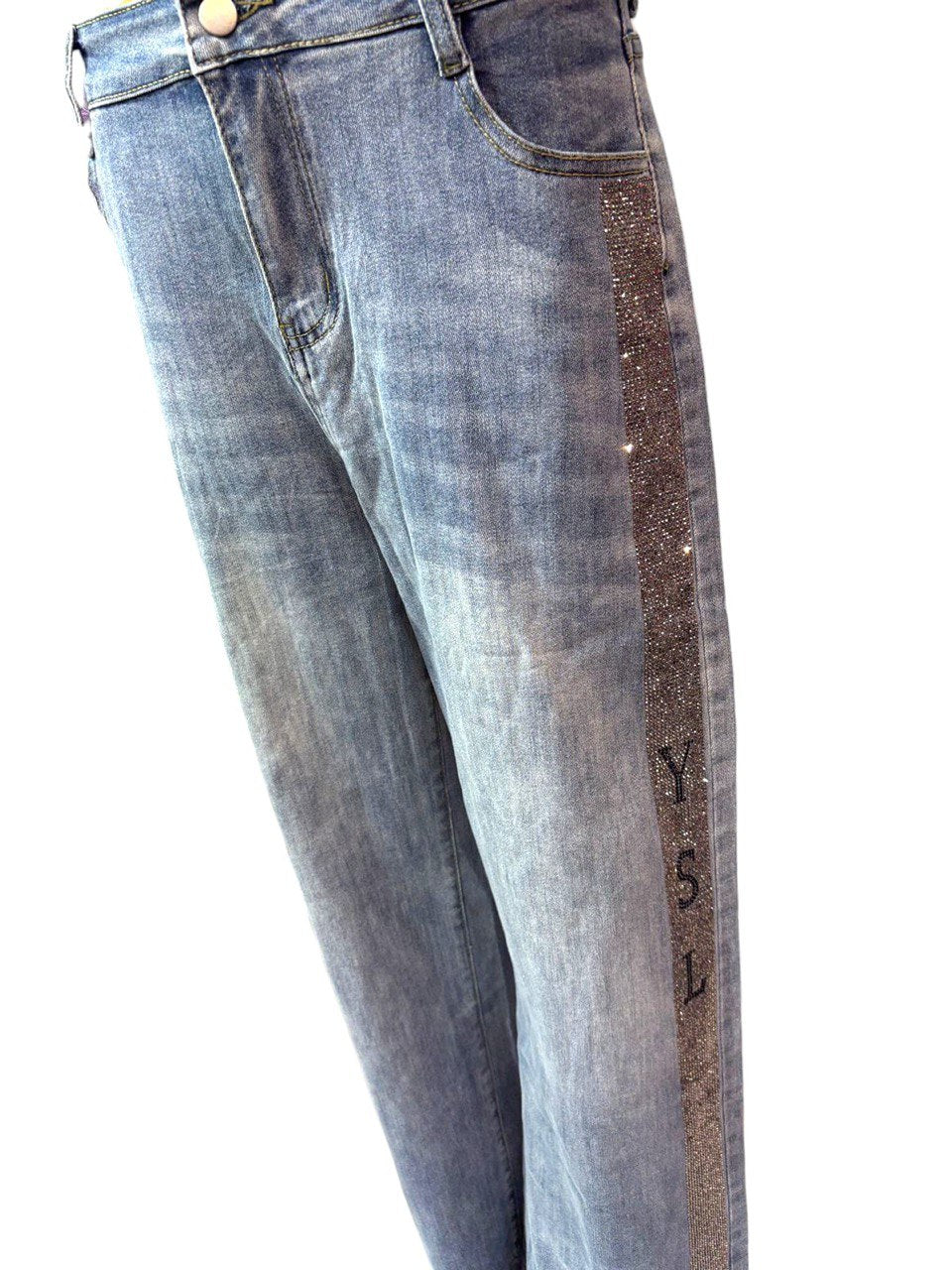 Heera stone work baggie jeans