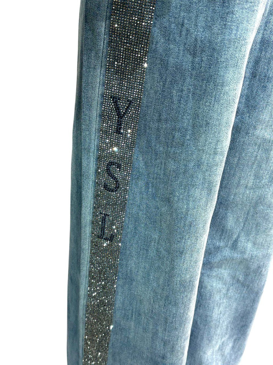 Heera stone work baggie jeans