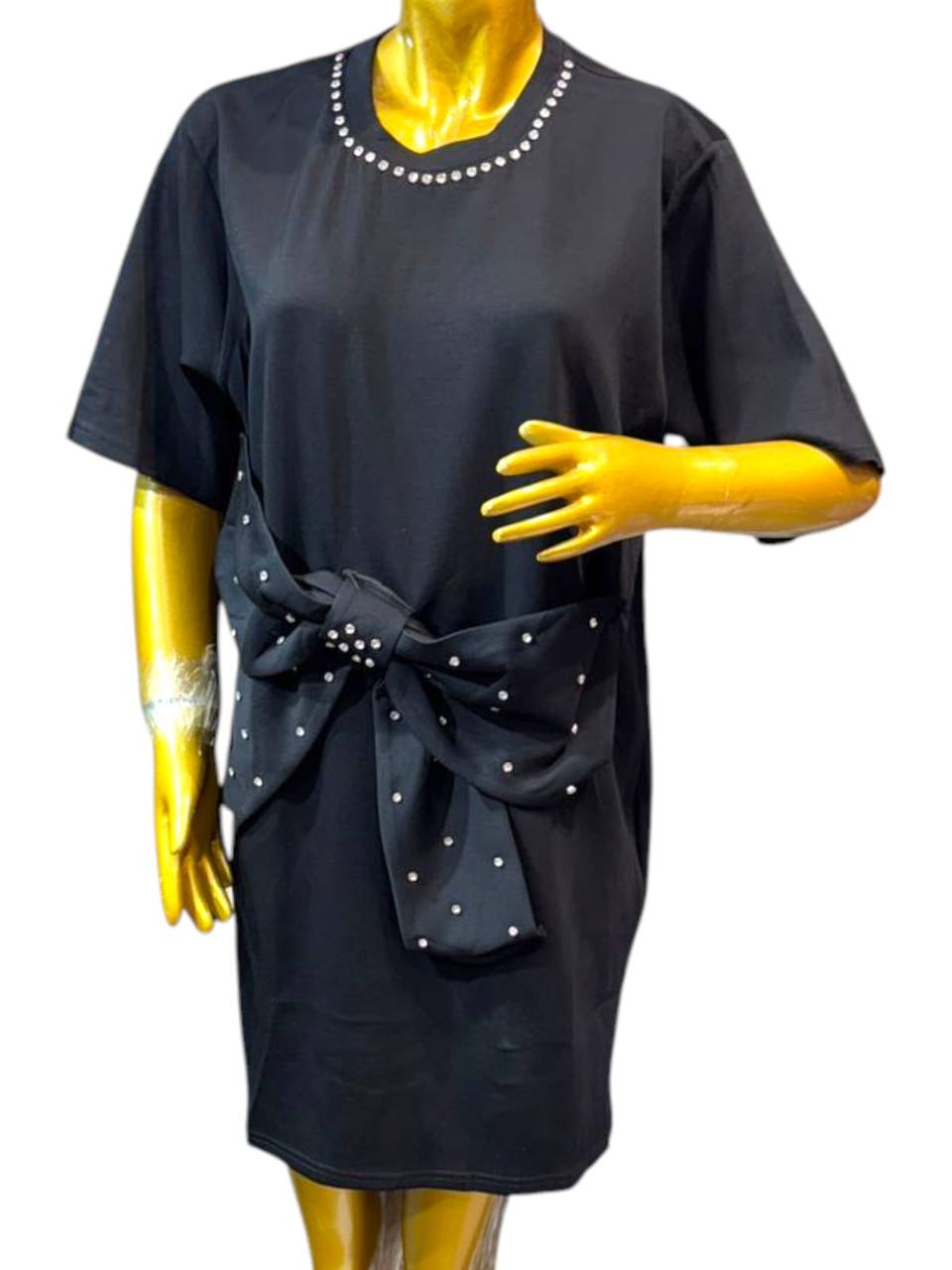 Korean Black Bow dress