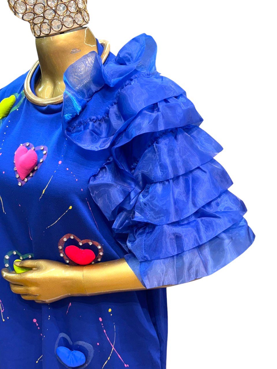 Korean Blue love dress