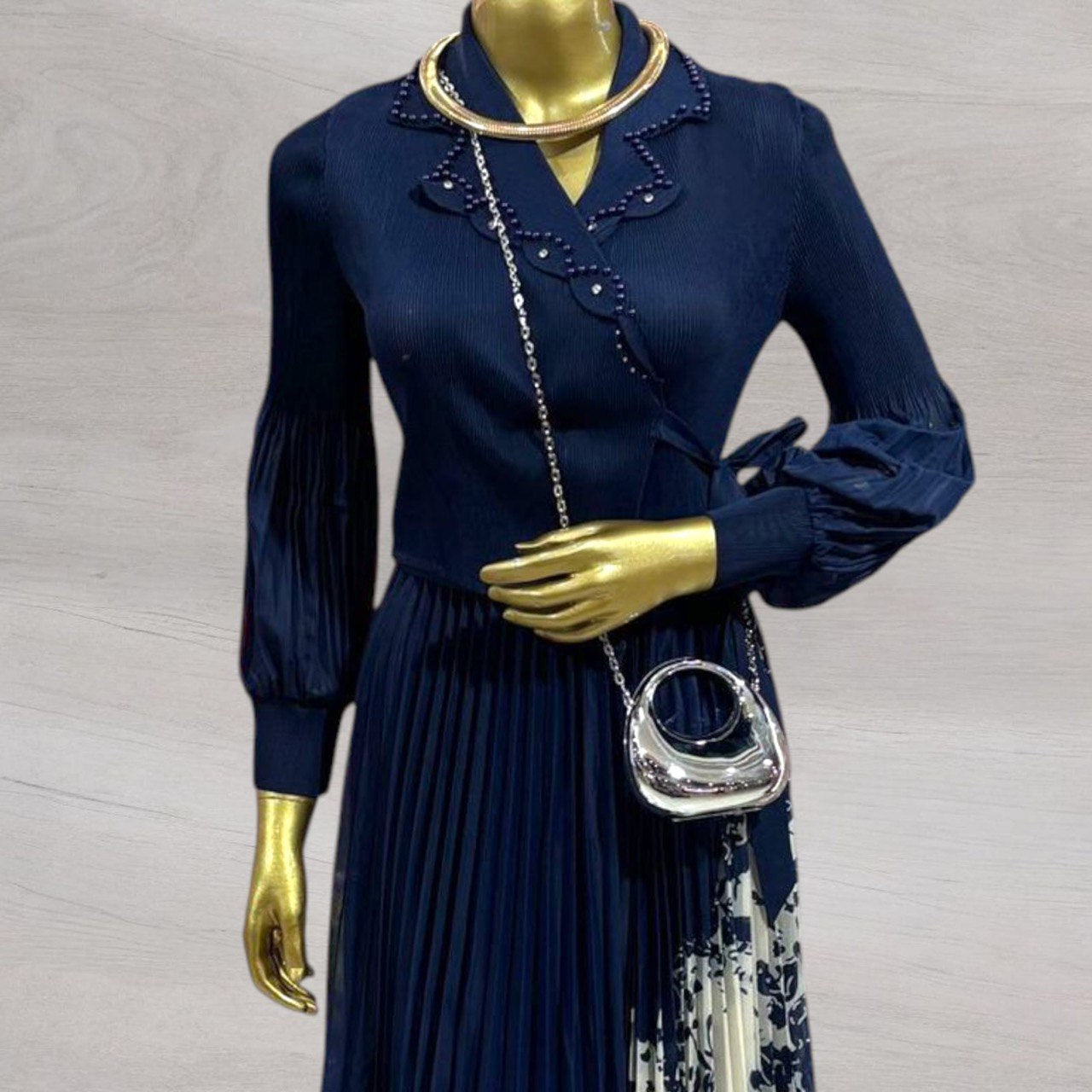 Korean Blue Parisa dress