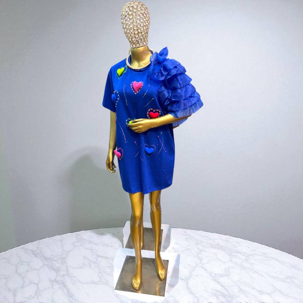 Korean Blue love dress
