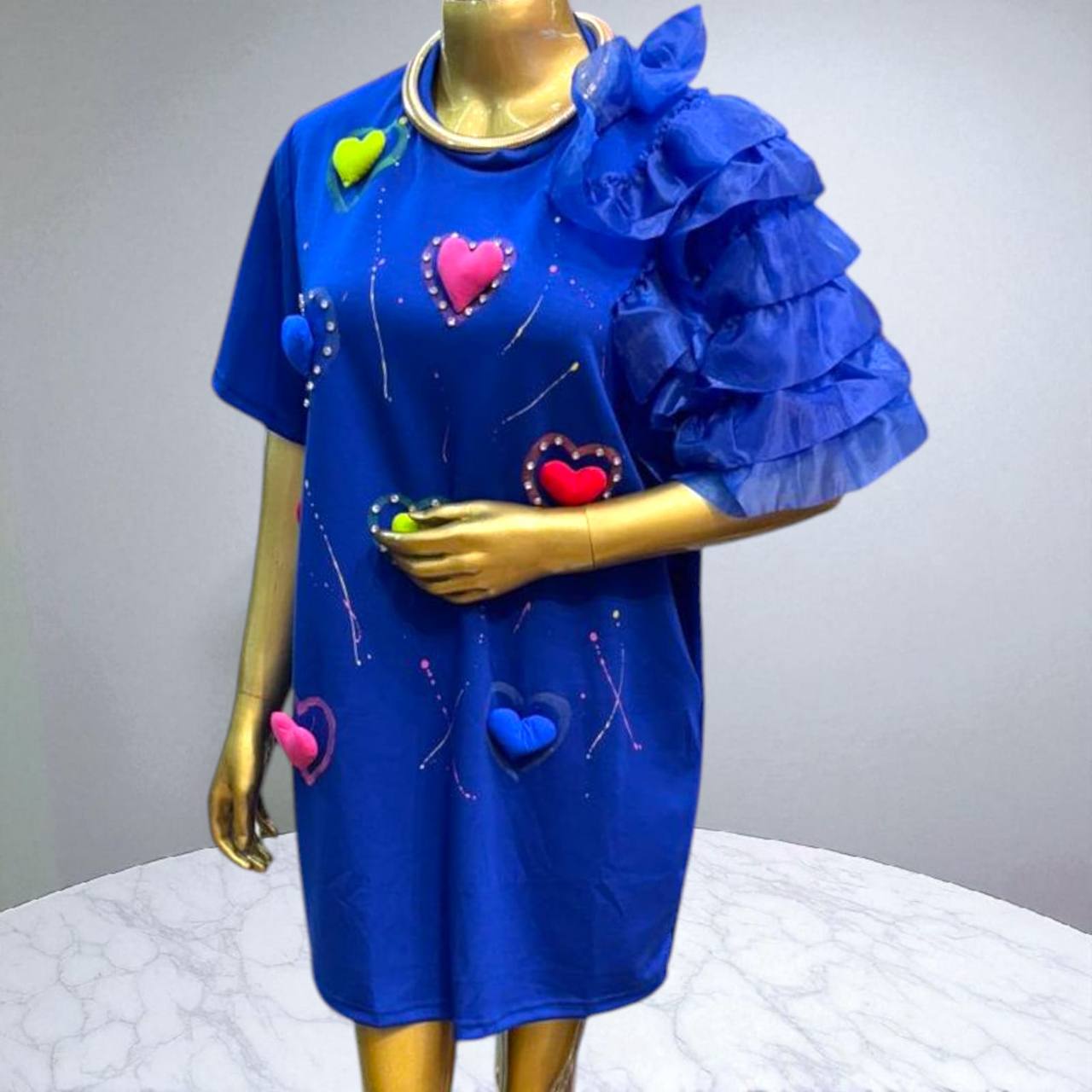 Korean Blue love dress