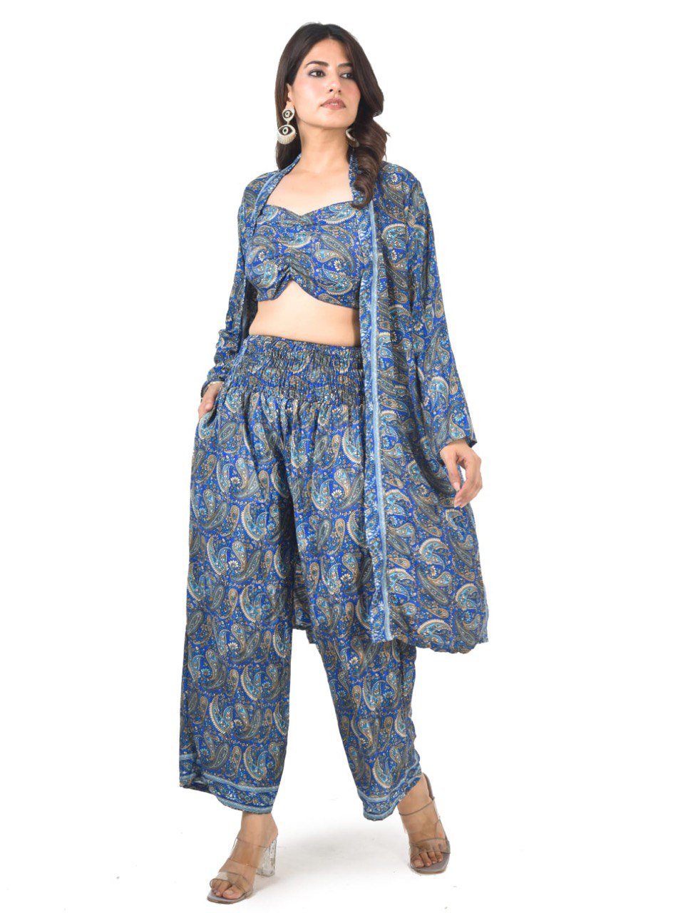Dimpi blue co-ord set