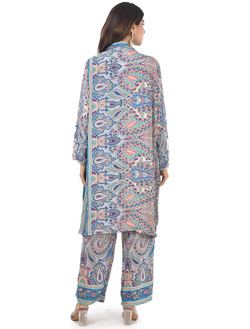 Dimpi blue-mu co-ord set
