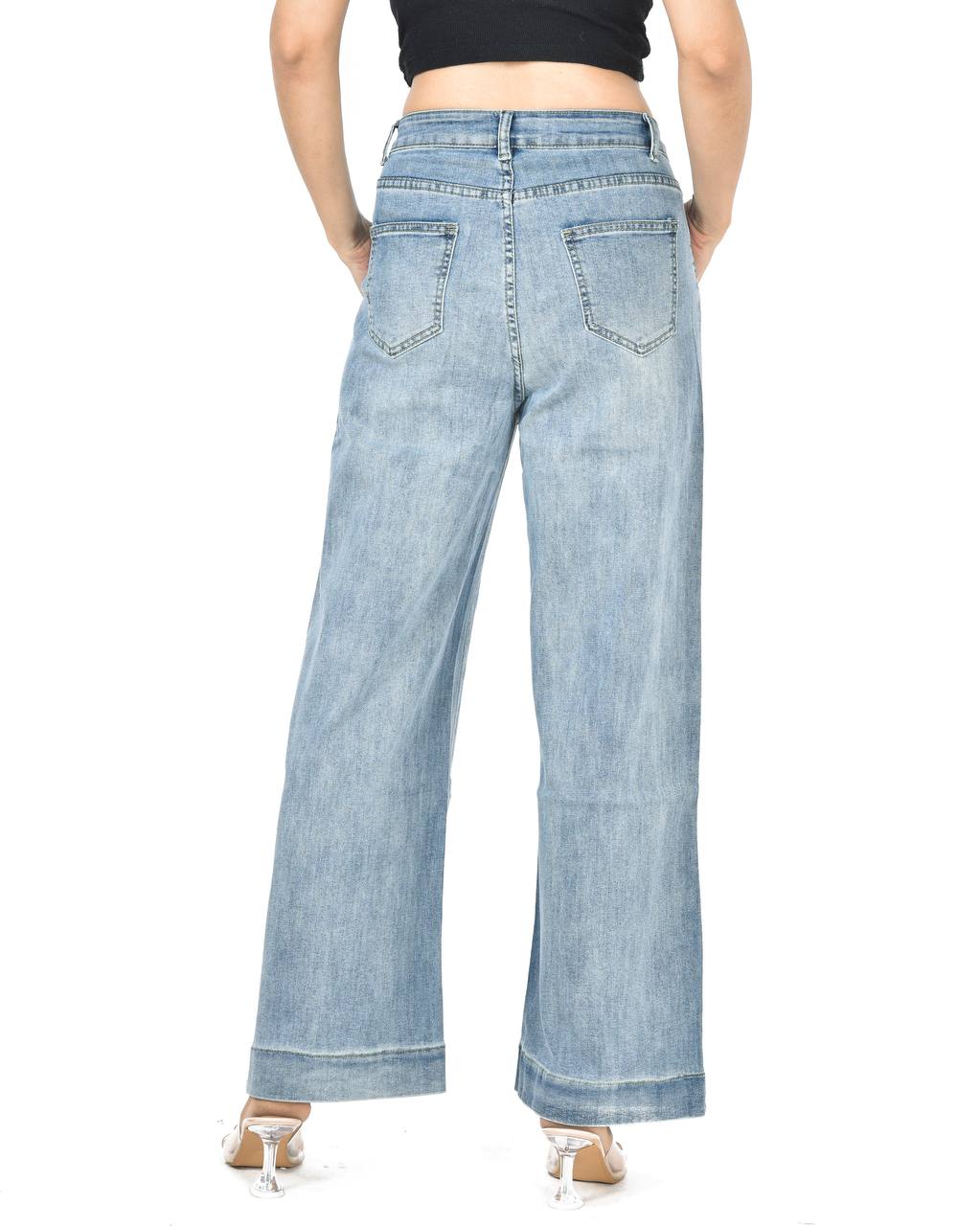 Heera stone work baggie jeans