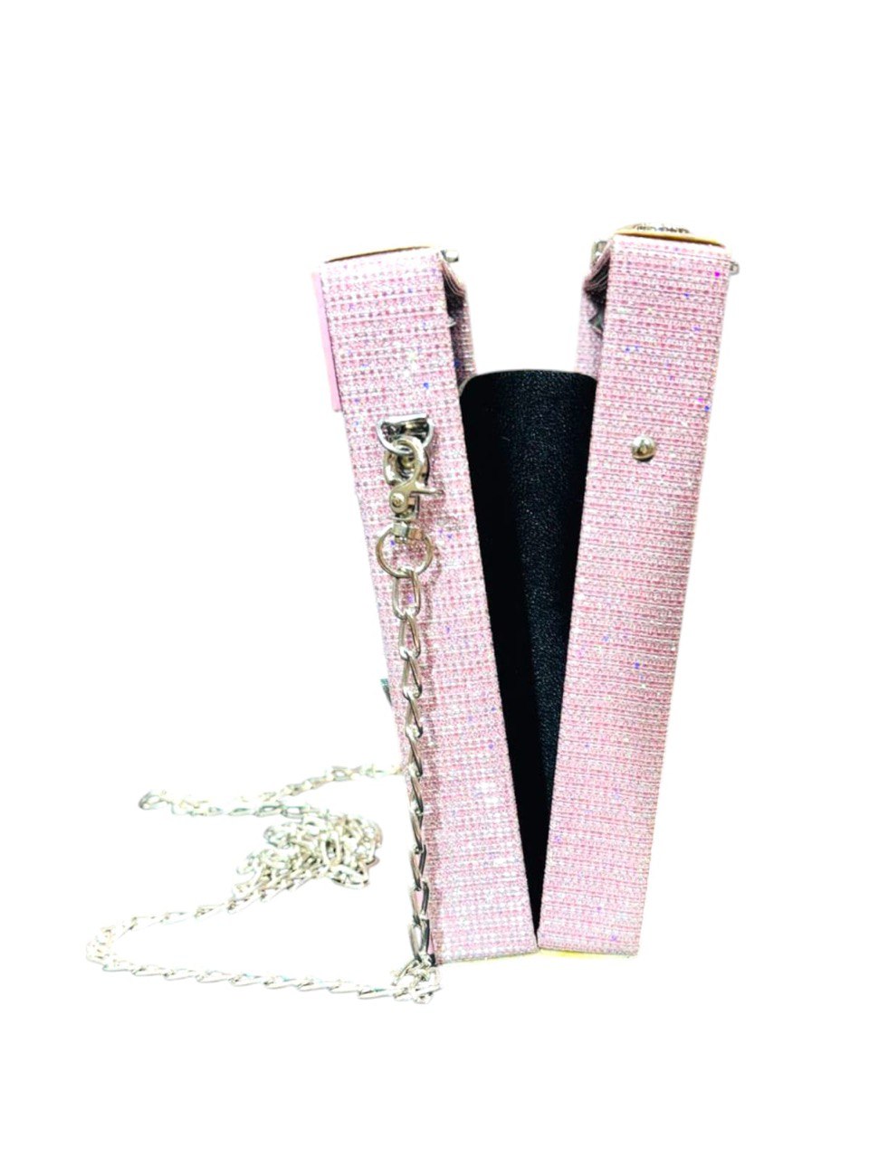 Big pink influncer camera hand bag