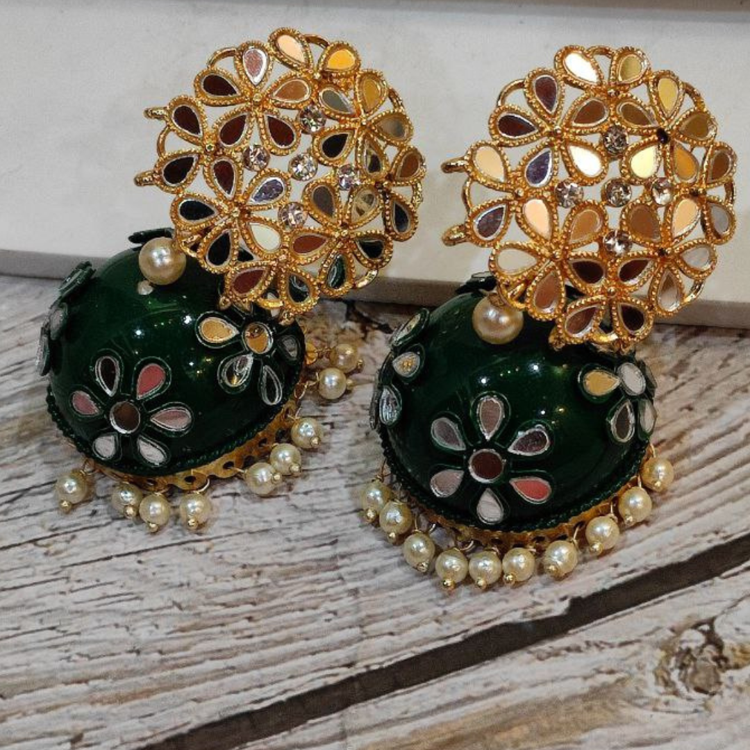 JAGMAG GREEN EARRING